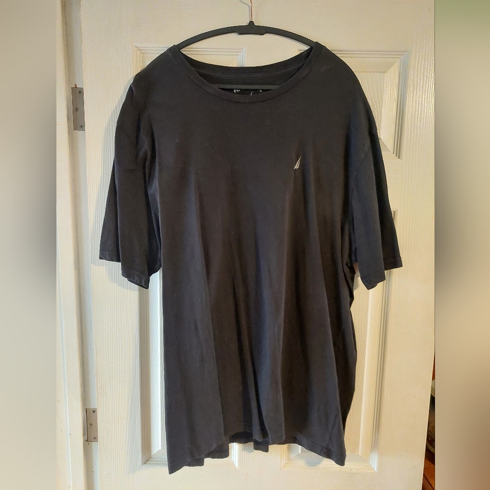 Nautica Men's Charcoal Short Sleeve Tee